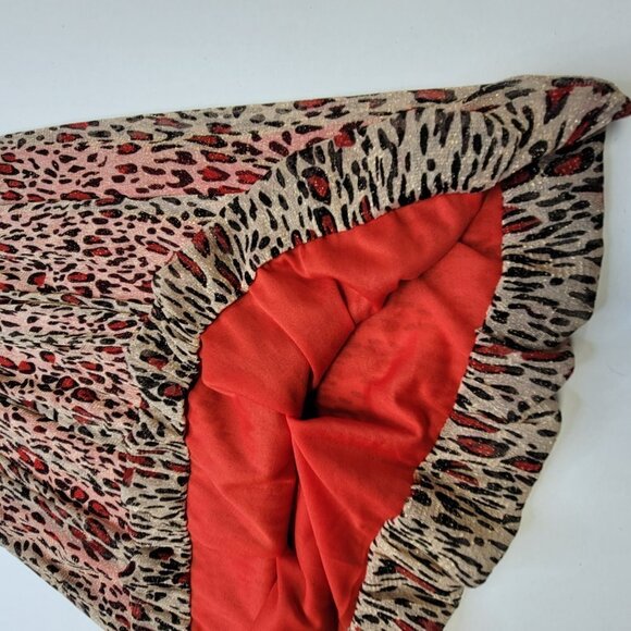 Red Sparkly Glitter Mini Dress Size S or Petite - Picture 4 of 12